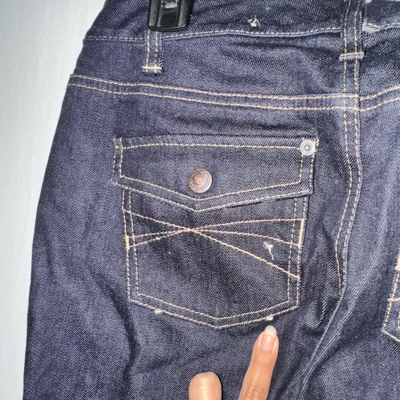 NWT Loft Dark Denim Bootcut Low-rise Jeans - Picture 5 of 9